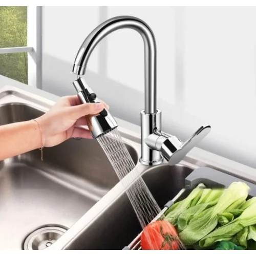 Mey İthalat® 3 Fonksiyonlu Metalik Musluk Başlığı