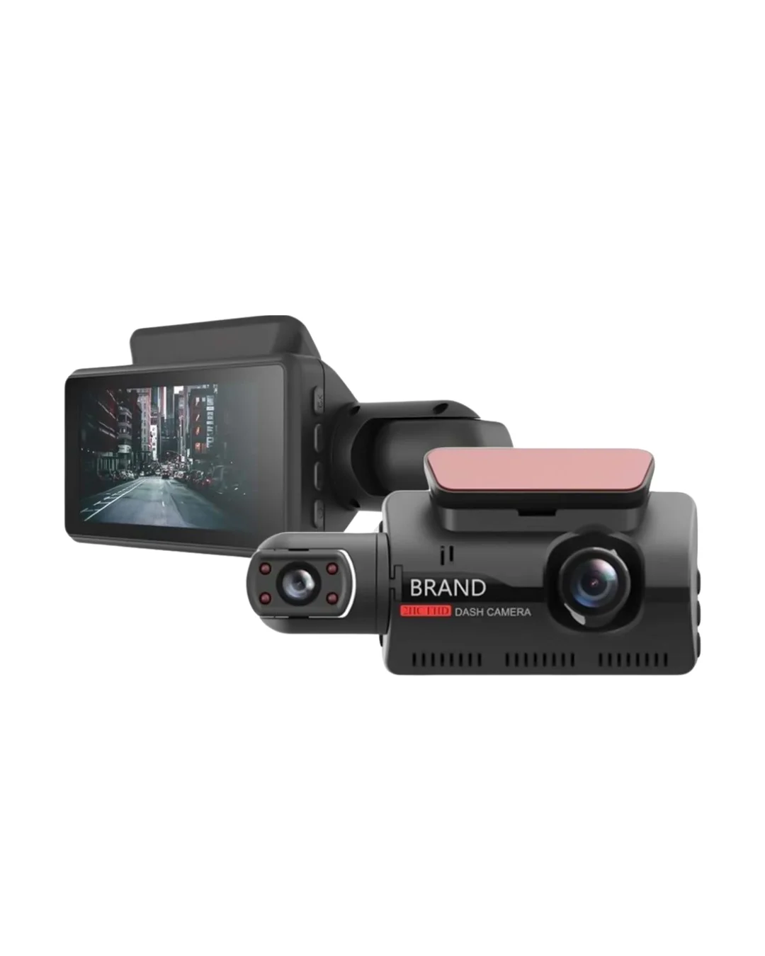Mey İthalat® 3 inç IPS Ekranlı Full HD Araç Kamerası – WiFi, Gece