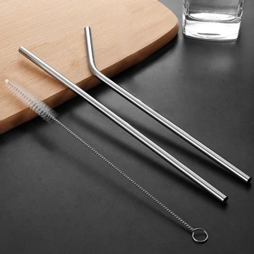 Mey İthalat® 3 Parça Paslanmaz Çelik Pipet Seti