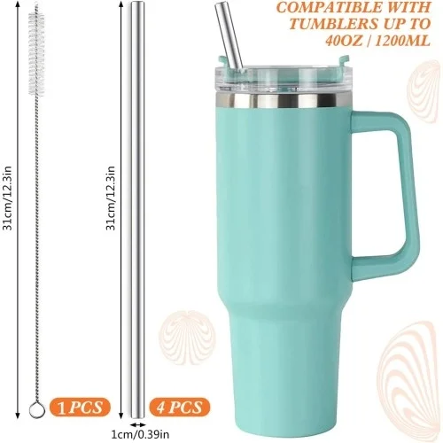 Mey İthalat® 3 Parça Paslanmaz Çelik Pipet Seti