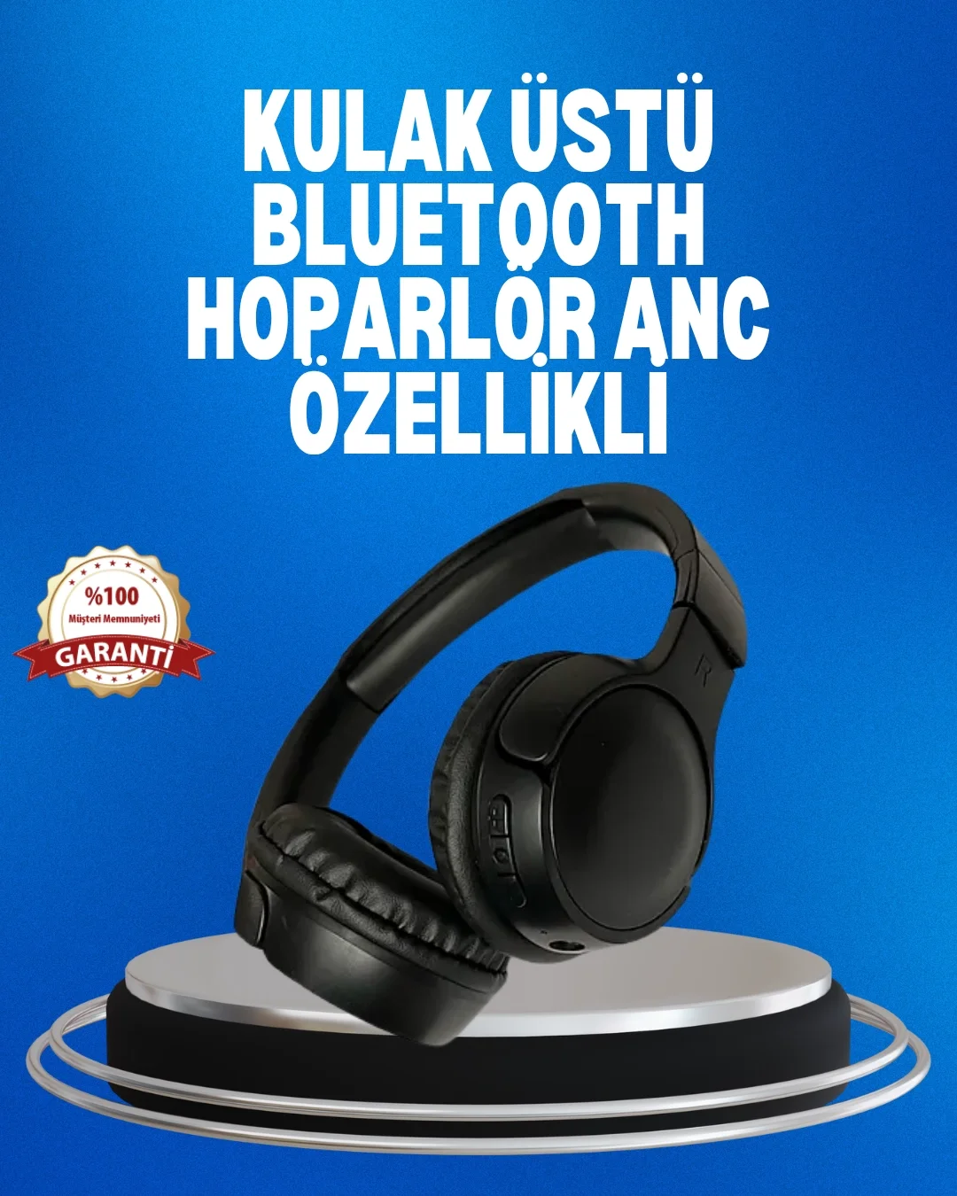 Mey İthalat® 3.2 cm Sürücülü Ergonomik Kablosuz Kulaklık