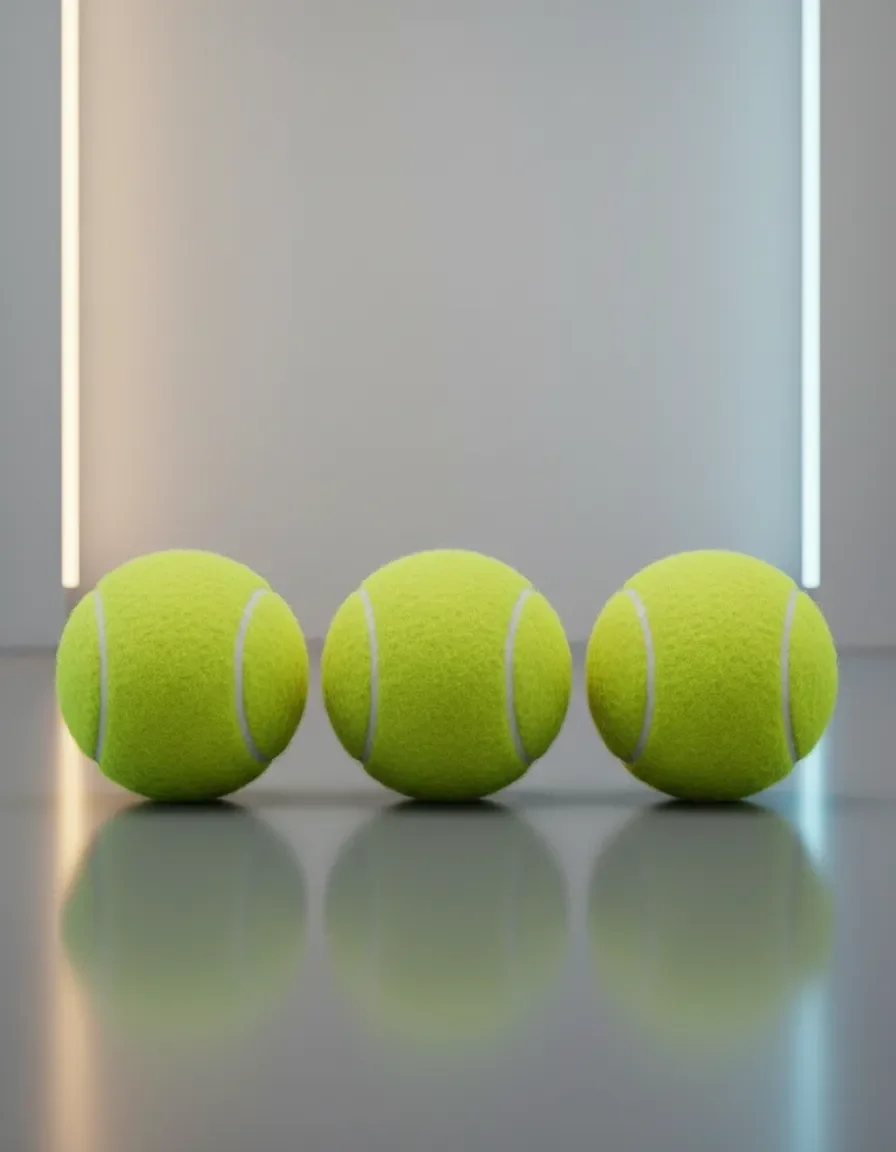 Mey İthalat® 3’lü Tenis Topu Seti Dayanıklı Yüksek Zıplama Perfor