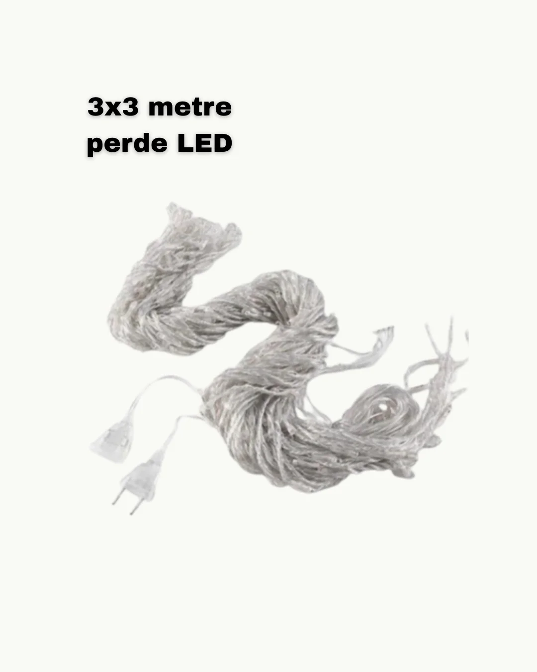Mey İthalat® 3x3 LED Işık Perdesi Şelale Model İç Dış Mekân Dekor