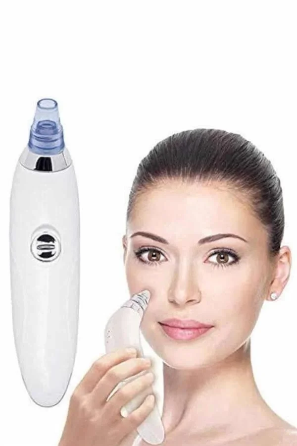 Mey İthalat® 4 Başlıklı Pilli Vakumlu Siyah Nokta Temizleyici Akn