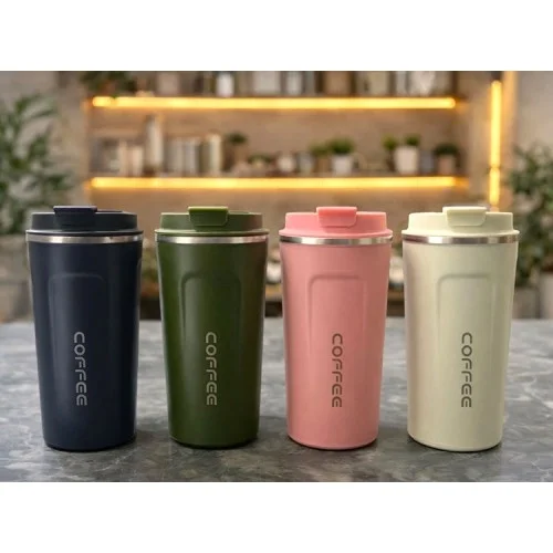 Mey İthalat® 480 ml Paslanmaz Çelik Termos Mug Bardak