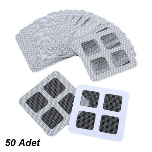 Mey İthalat® 50 Adet Banyo Gider Süzgeci, Sineklik Tamir Kiti