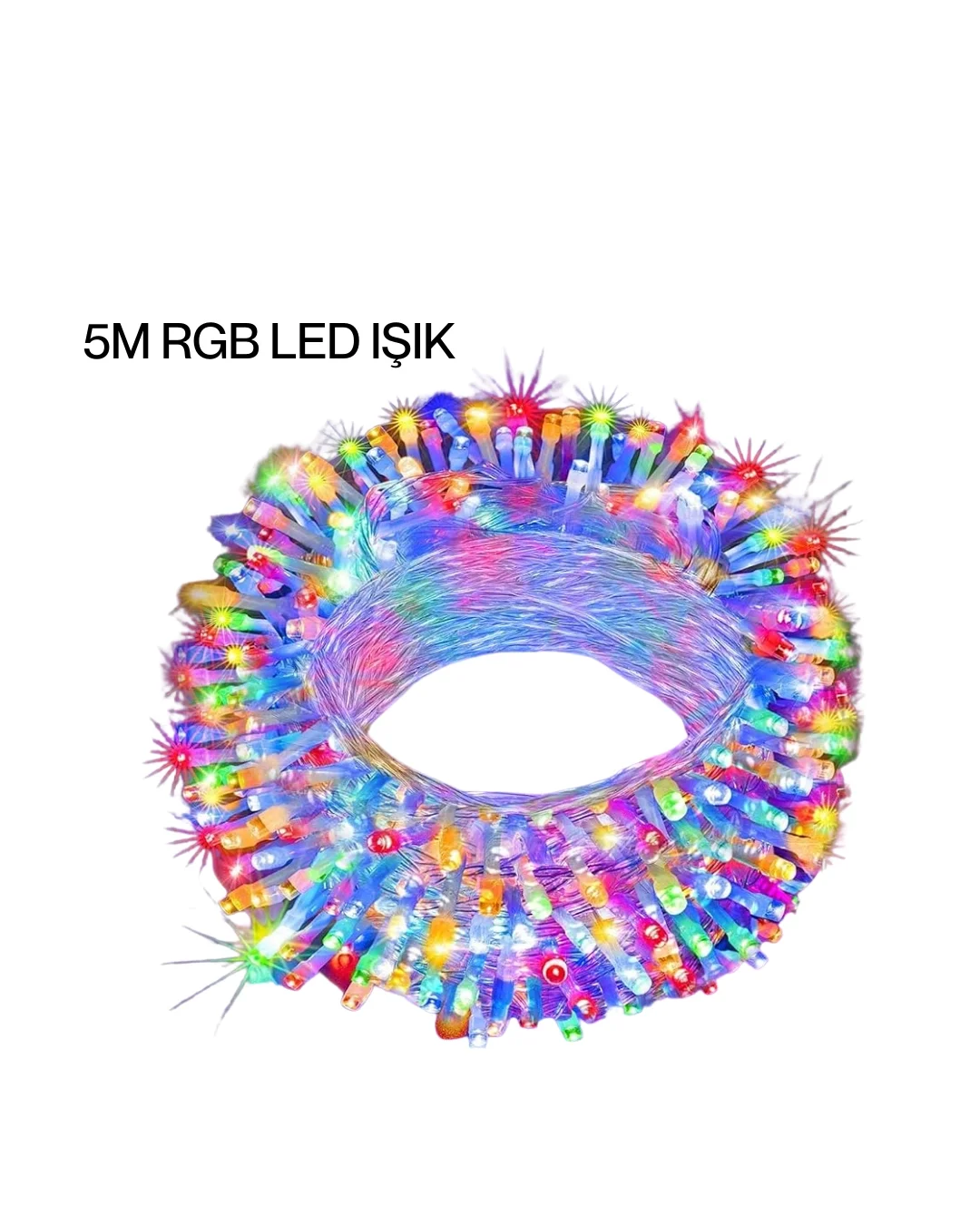 Mey İthalat® 5M LED IŞIK RENKLİ