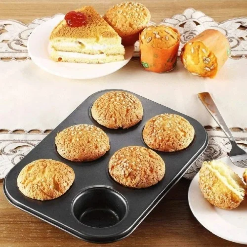 Mey İthalat® 6'lı Muffin Kek Kalıbı