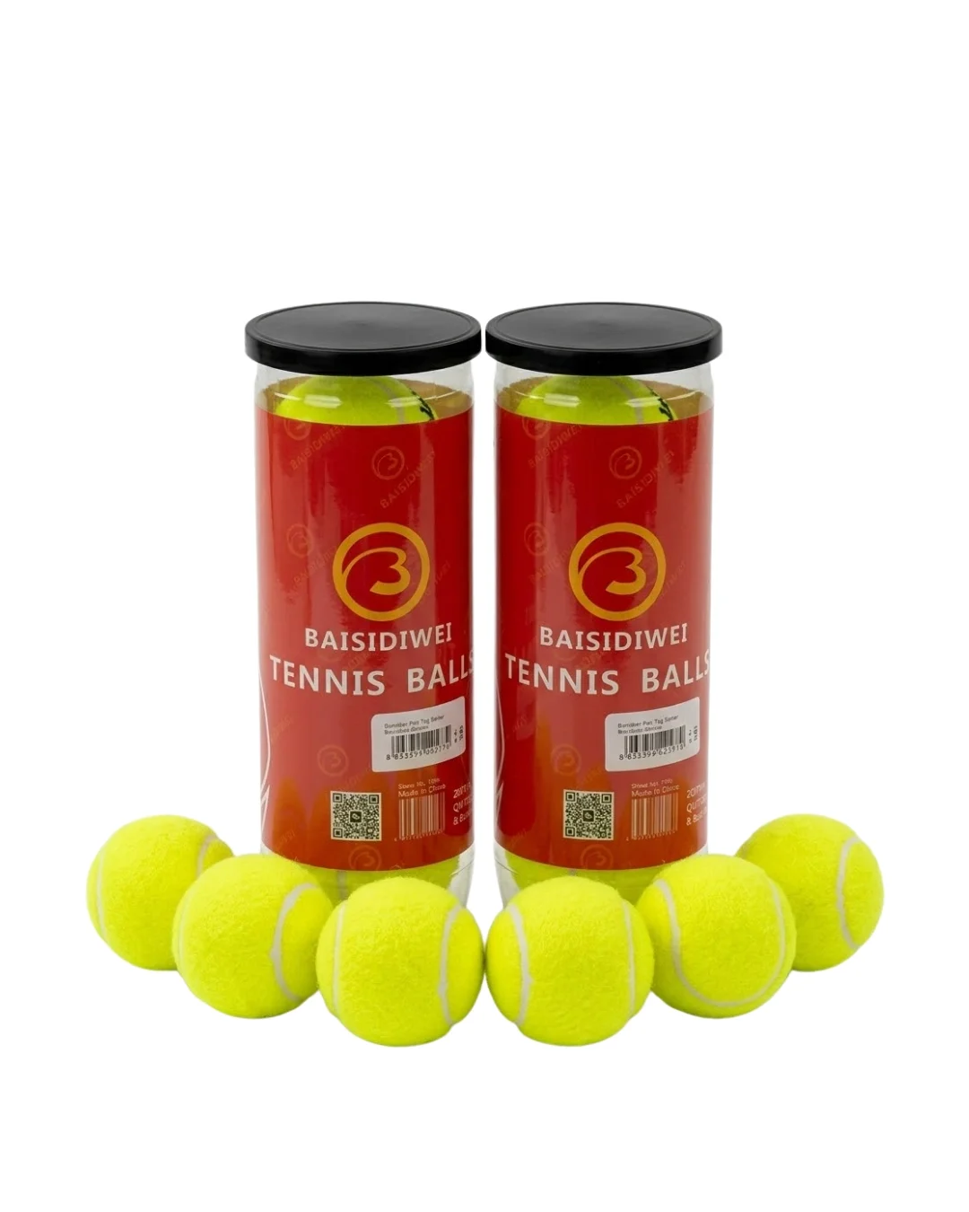 Mey İthalat® 6’lı Tenis Topu Seti Antrenman ve Günlük Kullanım İç