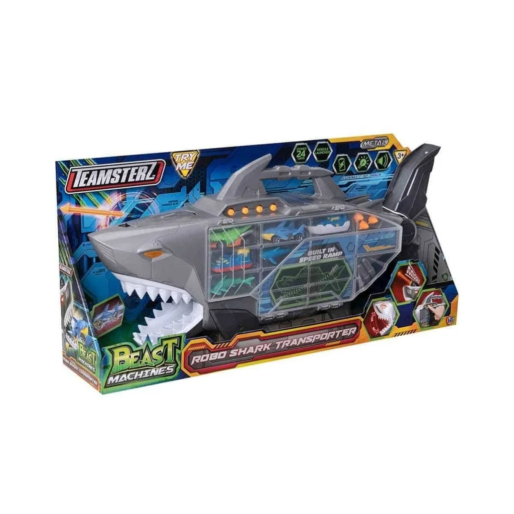 Mey İthalat® 74461 Teamsterz Beast Machines Robo Shark Çantalı Tr