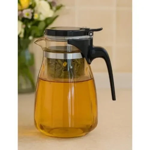 Mey İthalat® 900 ml Süzgeçli Cam Sürahi