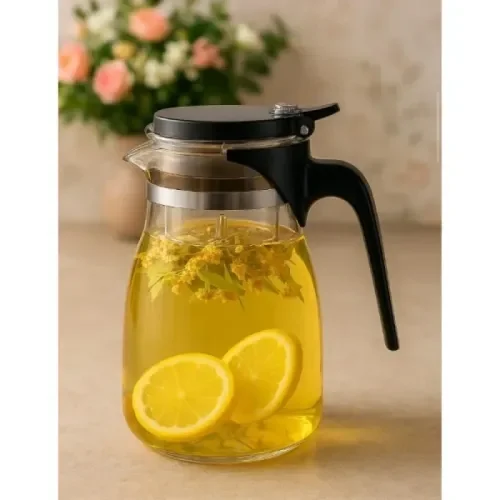 Mey İthalat® 900 ml Süzgeçli Cam Sürahi
