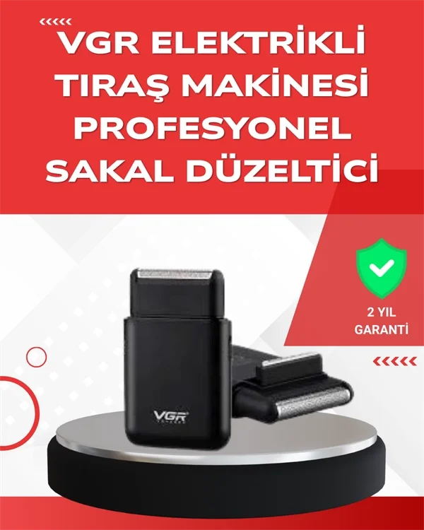 Mey İthalat® ABS Gövdeli Süper İnce Elektrikli Sakal Kesici – 45 