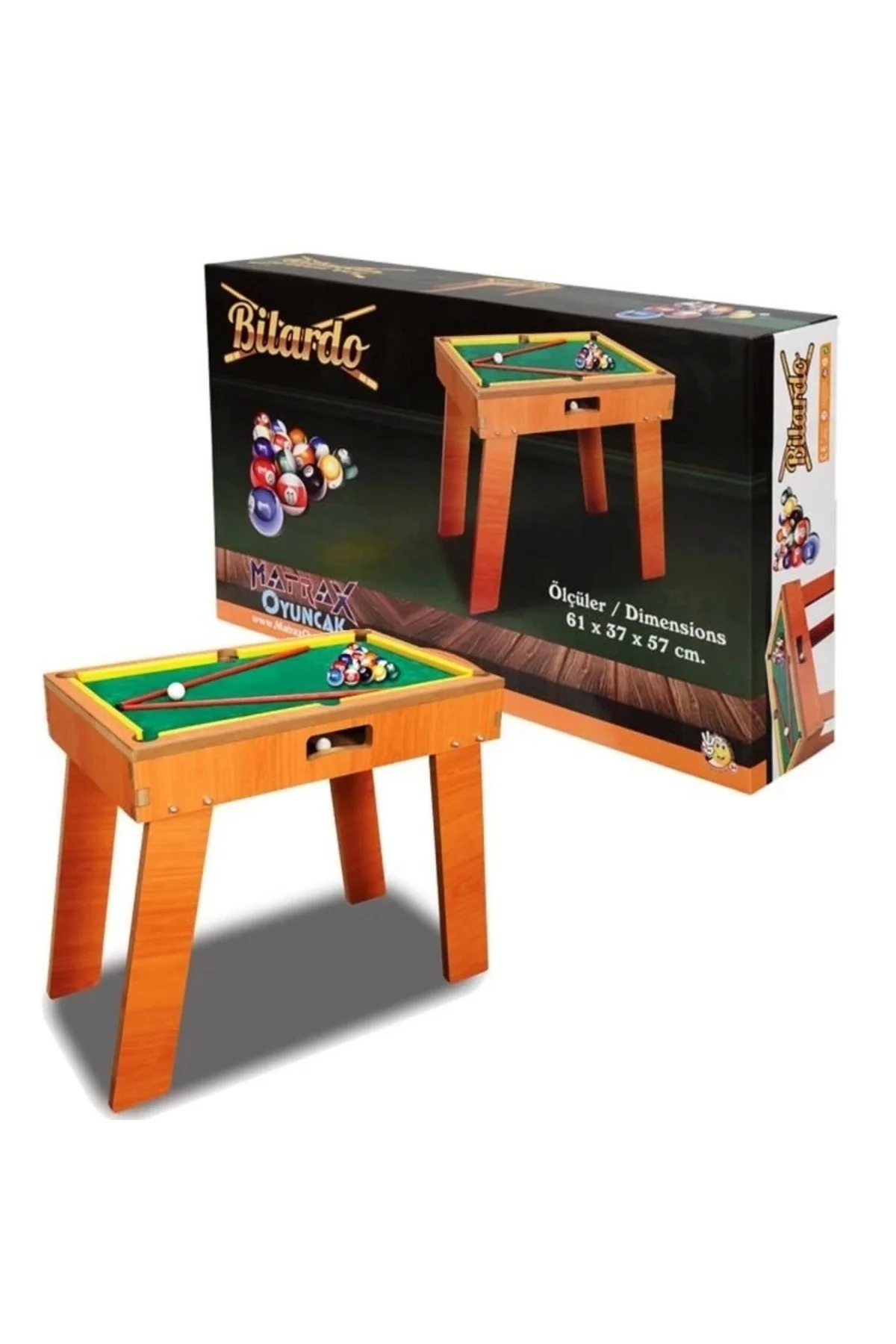 Mey İthalat® Ahşap Bilardo Oyunu