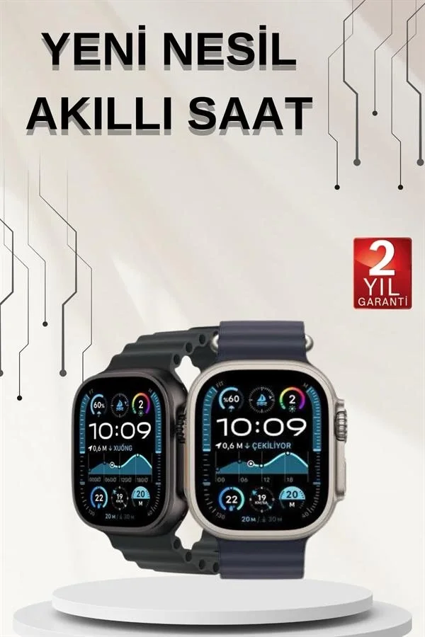 Mey İthalat® Akıllı Saat Sesli Görüşme Titreşimli GPS Bağlantısı 