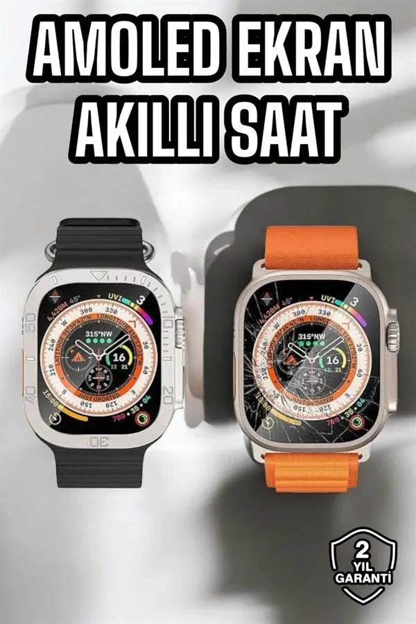 Mey İthalat® Akıllı Saat NFC ve GPS Uyumlu Uyku ve Sağlık Takibi 