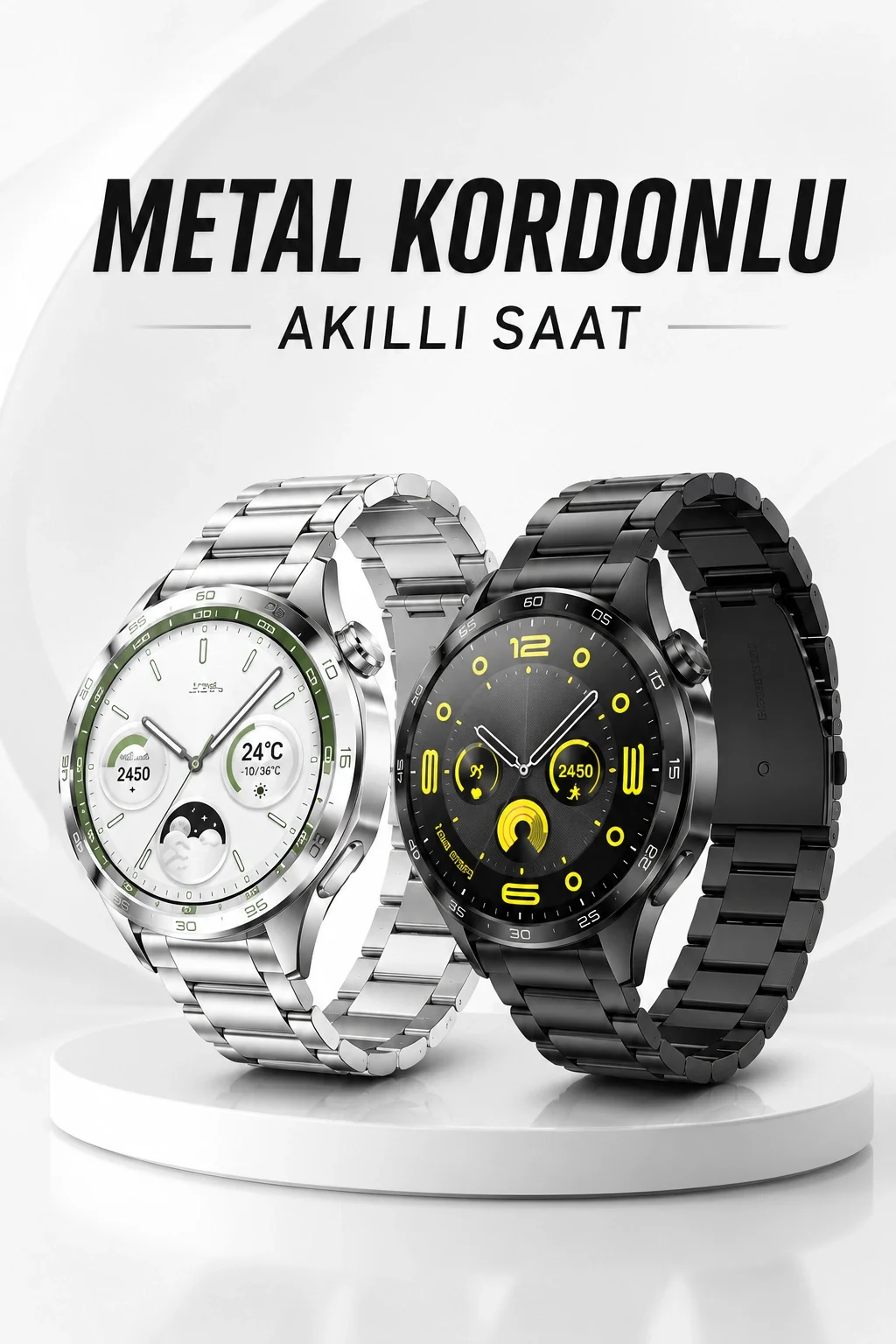 Mey İthalat® Akıllı Saat Bildirim Görme Amoled Ekran GPS Uyumlu S