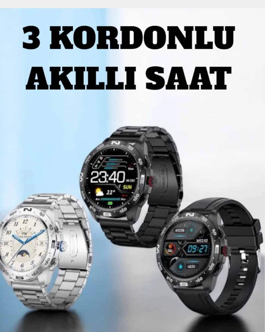 Mey İthalat® Akıllı Saat Arama Cevaplayan Titreşim Özelliğiyle Bi