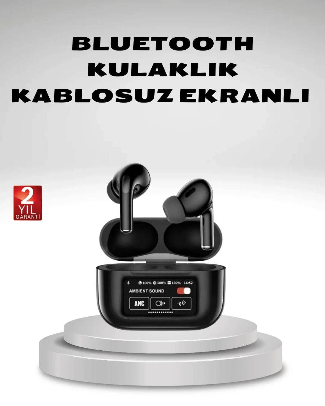 Mey İthalat® Aktif Gürültü Engelleme (ANC) Kablosuz Bluetooth Kul
