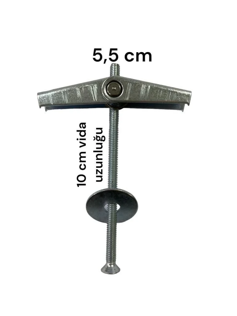 Mey İthalat® Alçıpan Askı Dübel Yaylı 12X95 5 Adet Mey İthalat® Alçıpan Askı Dübel Yaylı 12X95 5 Adet