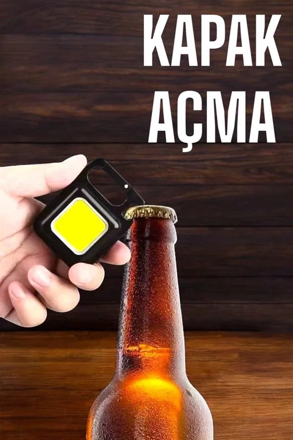Mey İthalat® Anahtarlık Çok Amaçlı Mıknatıslı Taşınabilir Işık Le