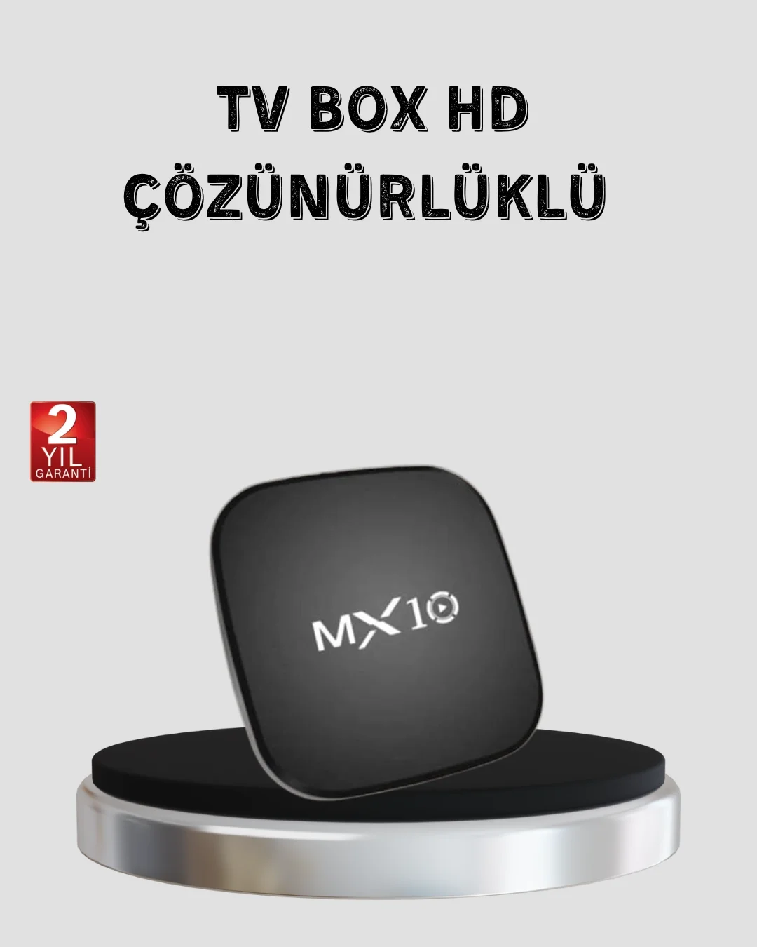 Mey İthalat® Android 4K TV Box – Wi-Fi, Bluetooth, Dolby Ses, 60 