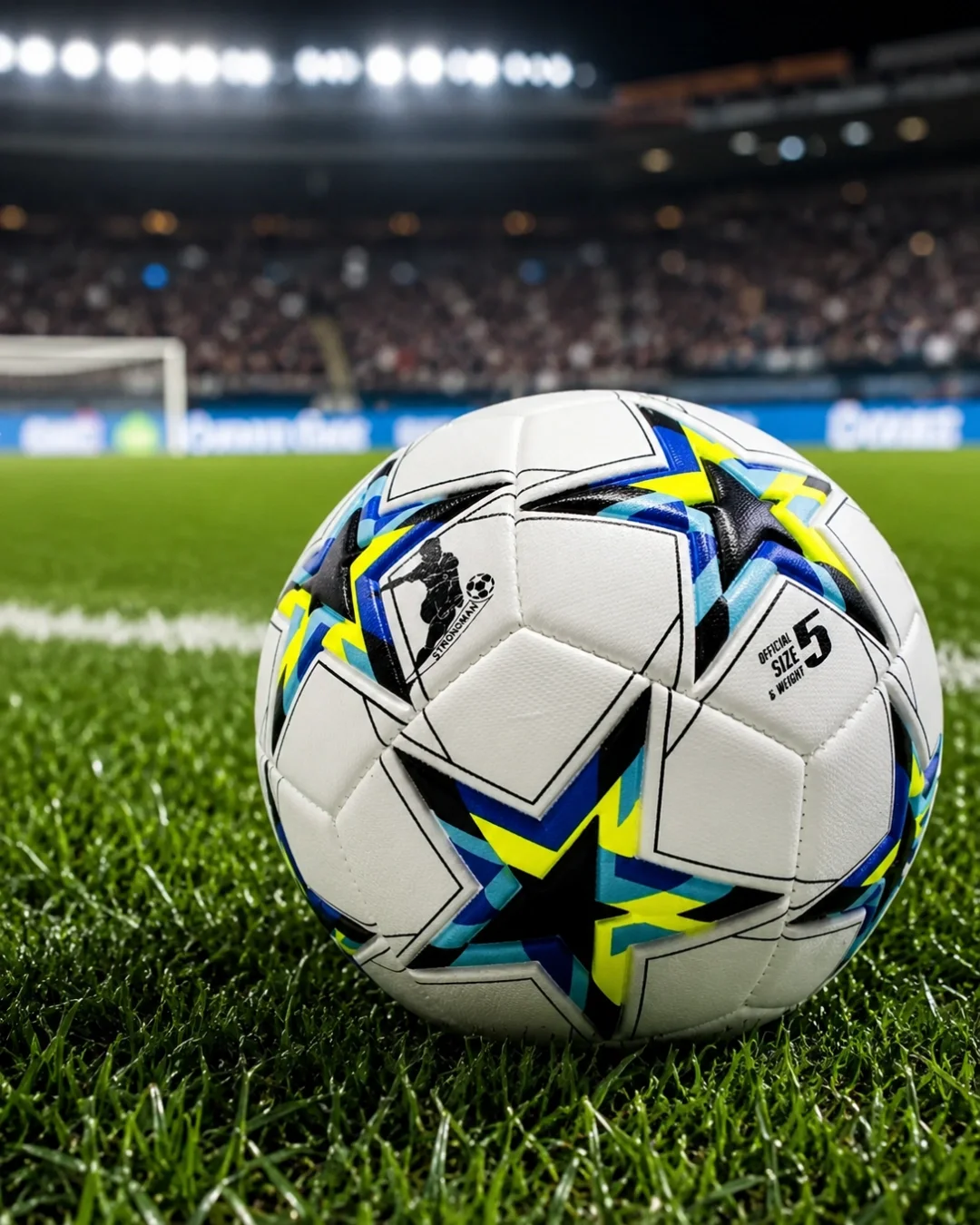 Mey İthalat® Antrenman ve Maç İçin Futbol Topu Kaymaz Yüzeyli Den