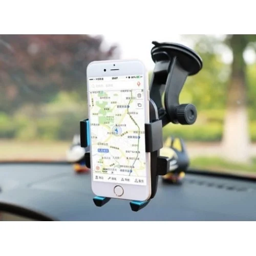 Mey İthalat® Araç İçi Cam ve Torpido Vantuzlu Telefon Tutucu