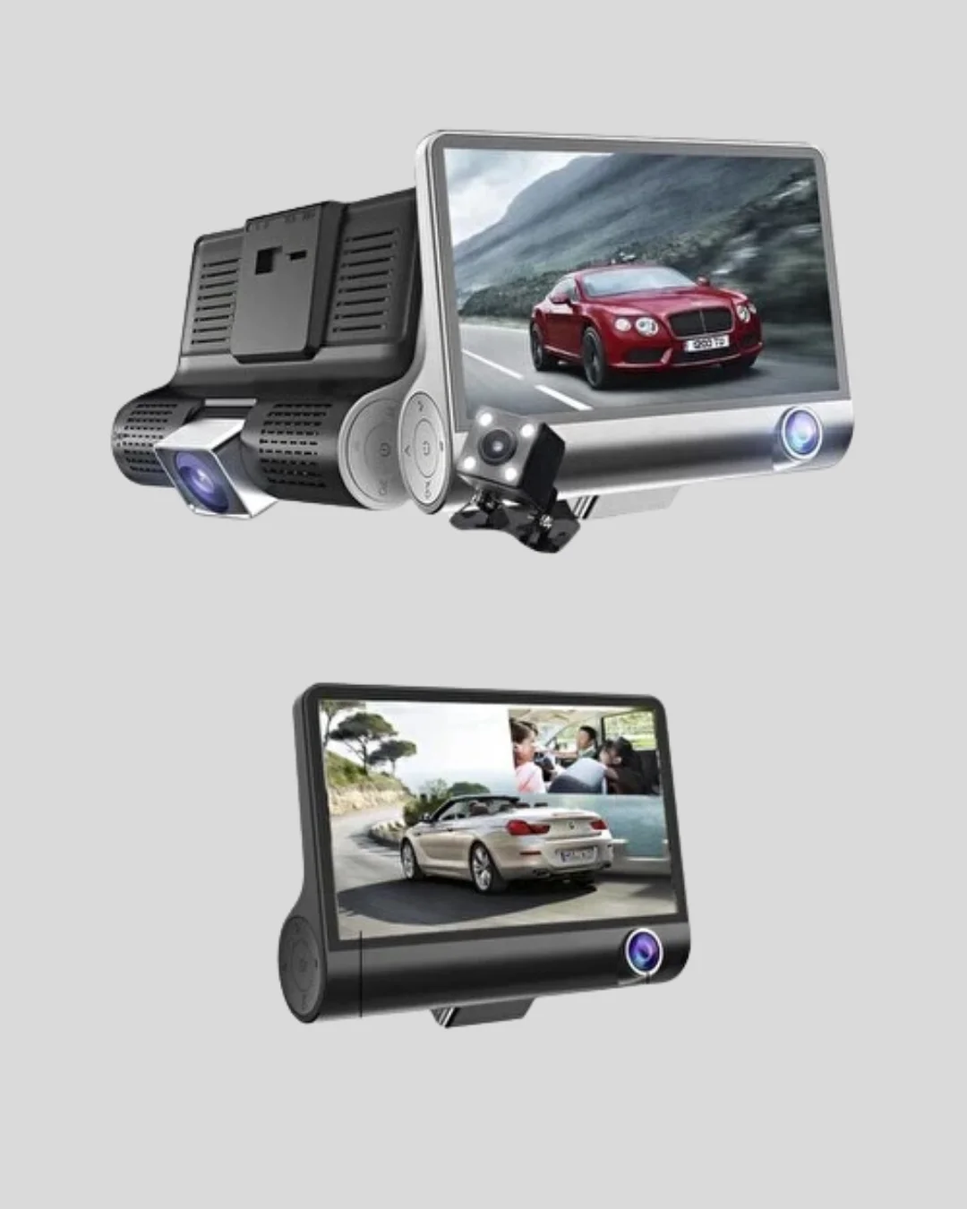 Mey İthalat® Araç Kamerası 3’lü Full HD DVR 1080P Gece Görüşlü ve