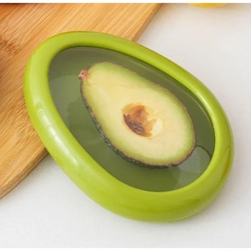 Mey İthalat® Avokado Şeklinde Esnek Yiyecek Saklama Kutuları