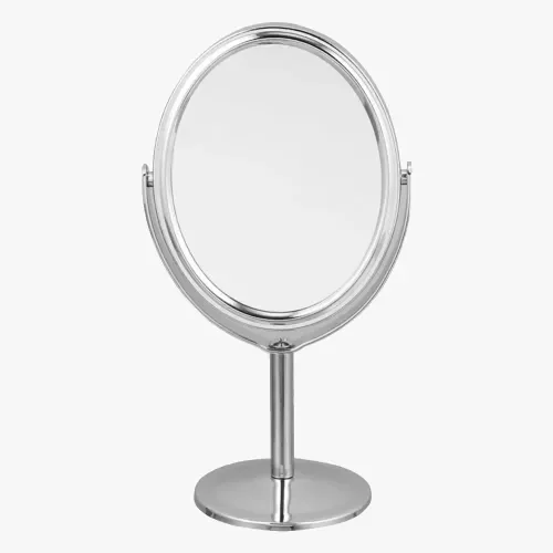 Mey İthalat® Ayaklı Oval Ayna 13 x 15 Cm