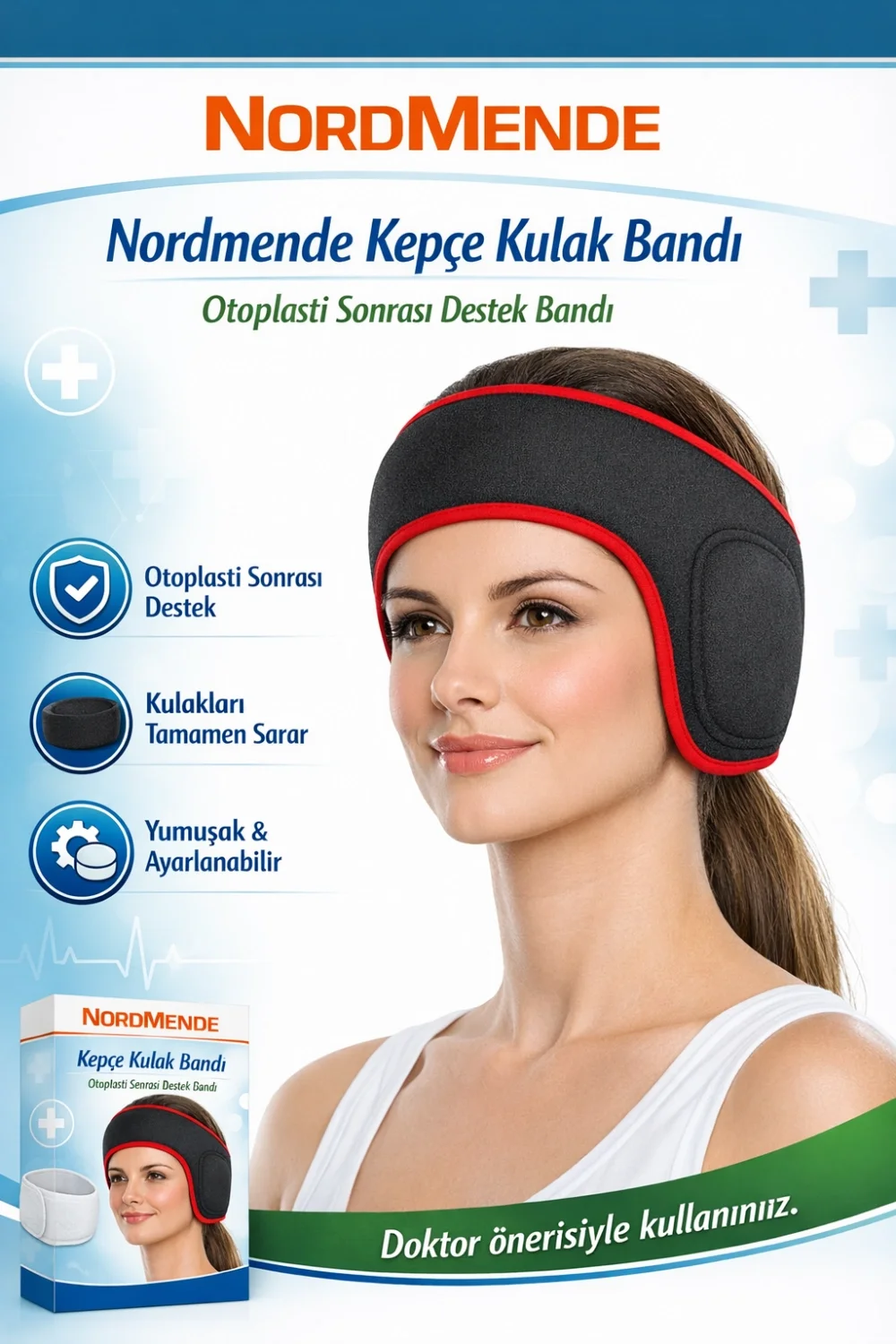 Mey İthalat® Ayarlanabilir Kepçe Kulak Bandı | Ameliyat Sonrası İ Mey İthalat® Ayarlanabilir Kepçe Kulak Bandı | Ameliyat Sonrası İ