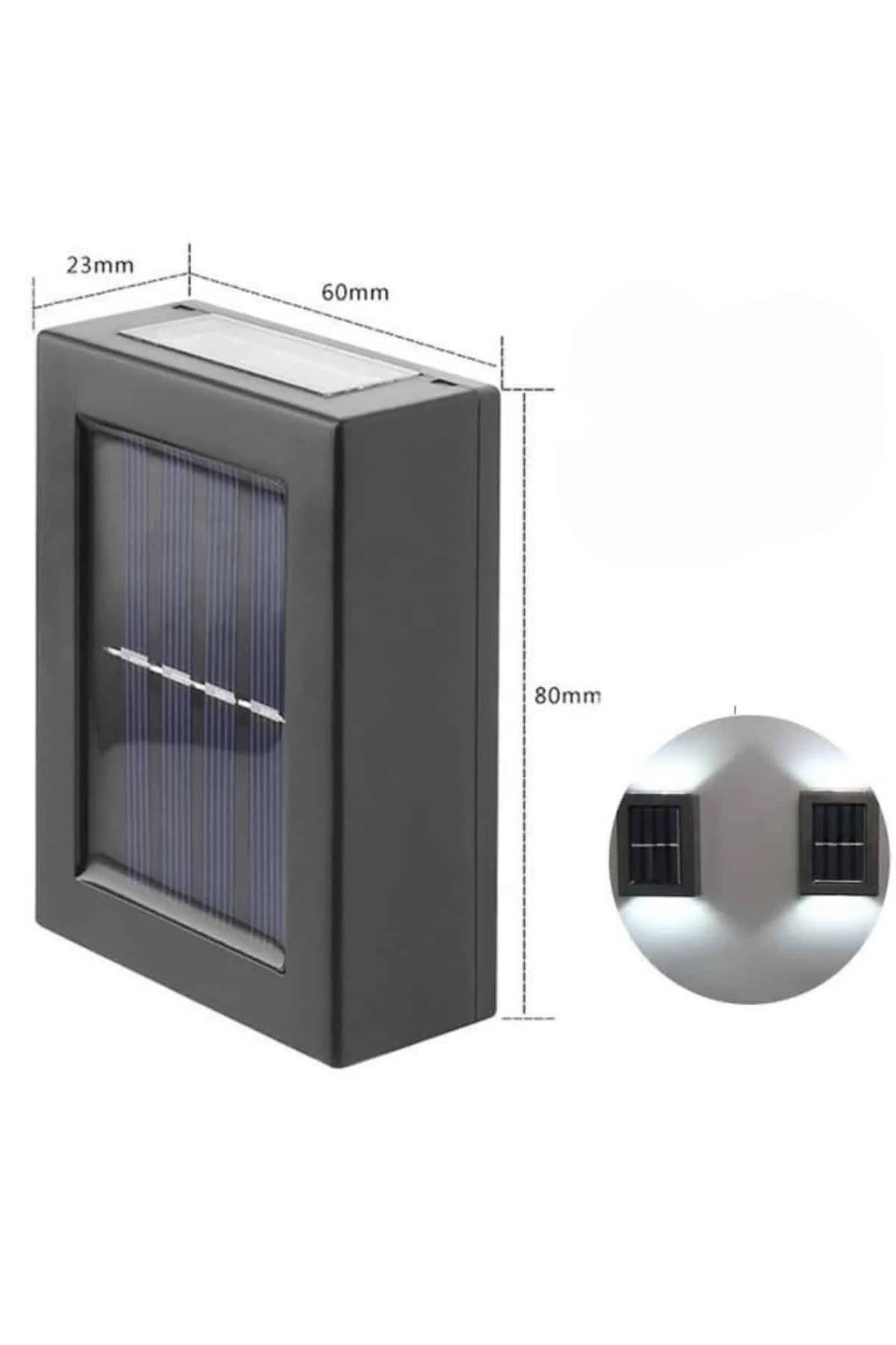 Mey İthalat® Bahçe Aydınlatması Solar Güneş Enerjili Dekoratik Le