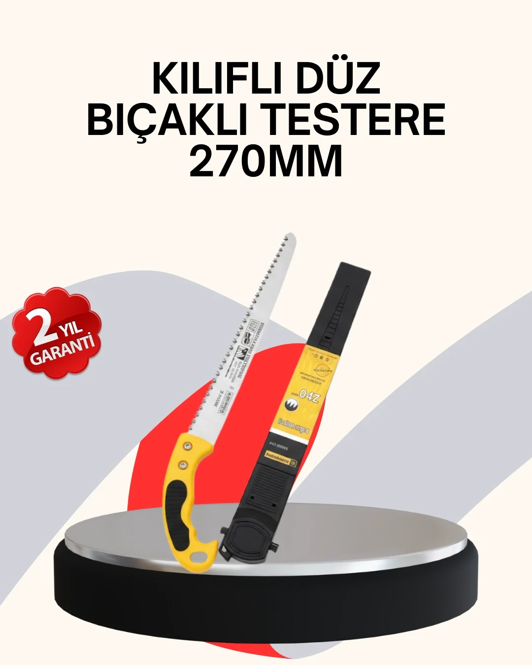 Mey İthalat® Bahçe İşleri İçin Kılıflı Budama Testere Bıçkı
