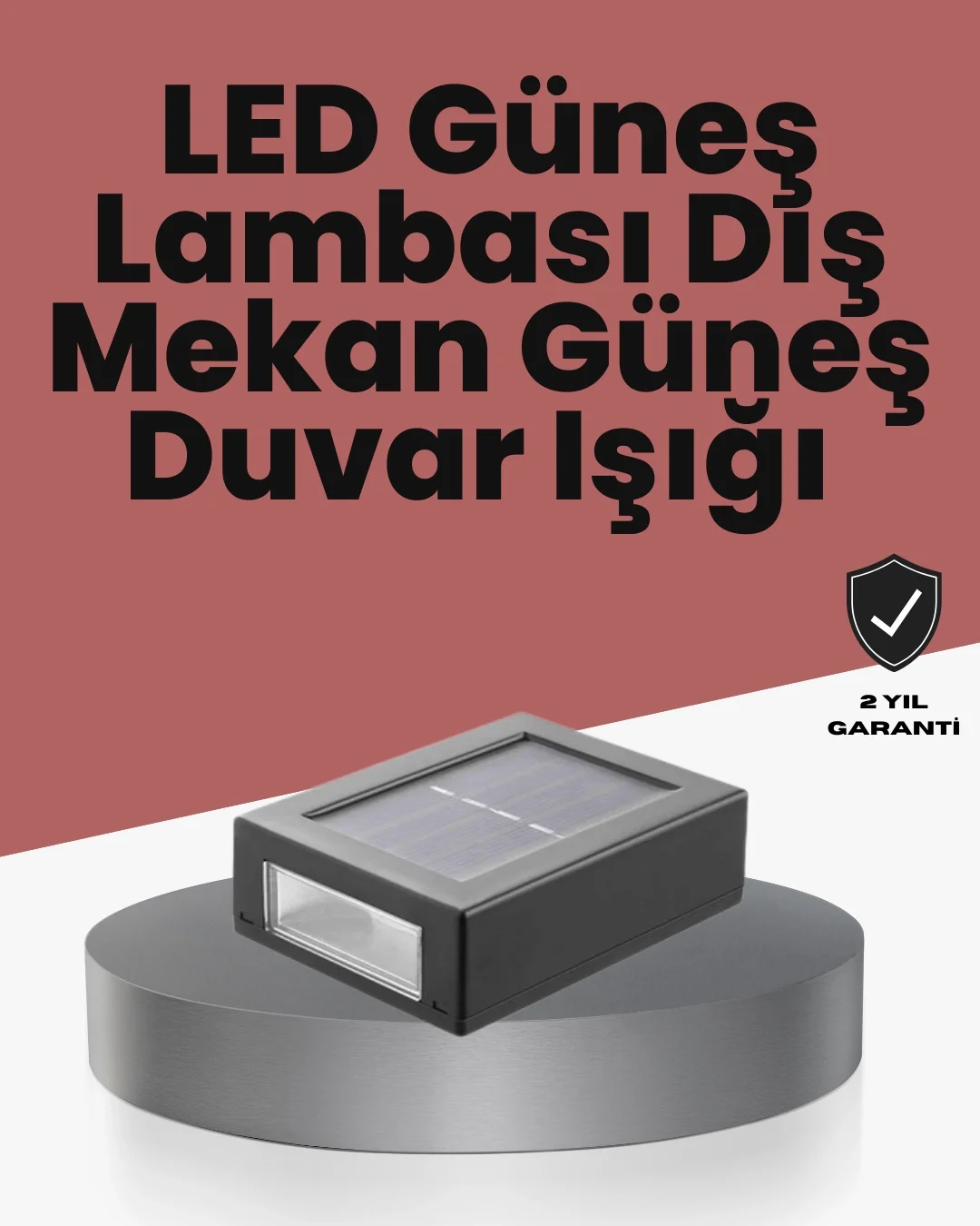 Mey İthalat® Bahçe ve Balkon İçin Güneş Enerjili Lamba