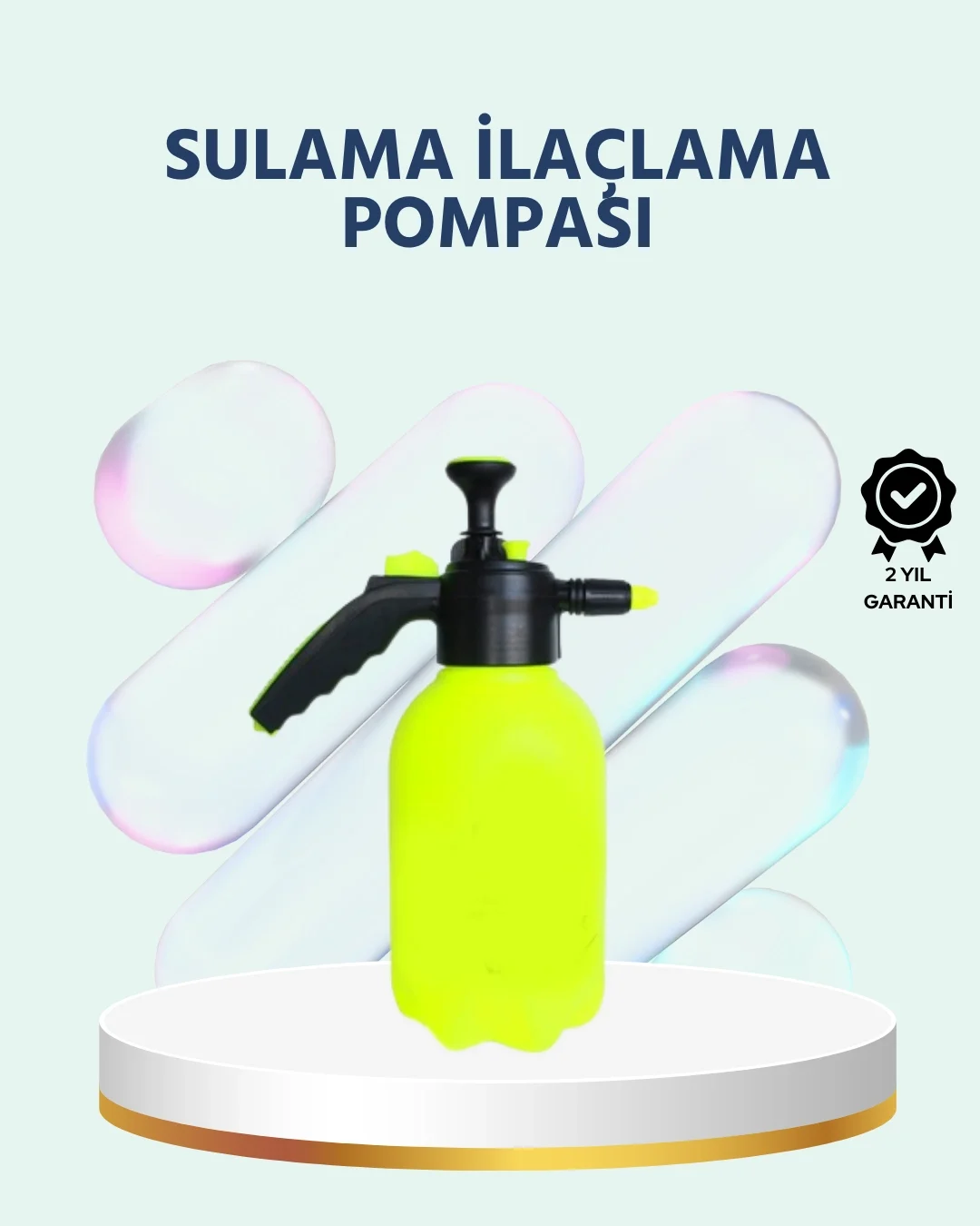 Mey İthalat® Basınçlı El Pompası 2 Litre Bakır Nozul Ayarlı Jet v