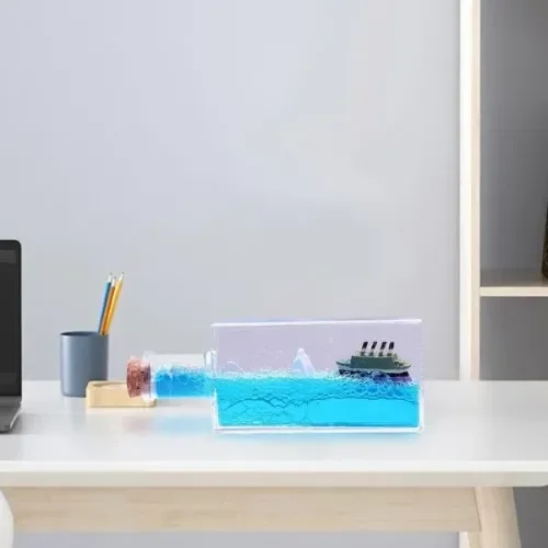 Mey İthalat® Batmayan Gemi Şişe Akvaryum