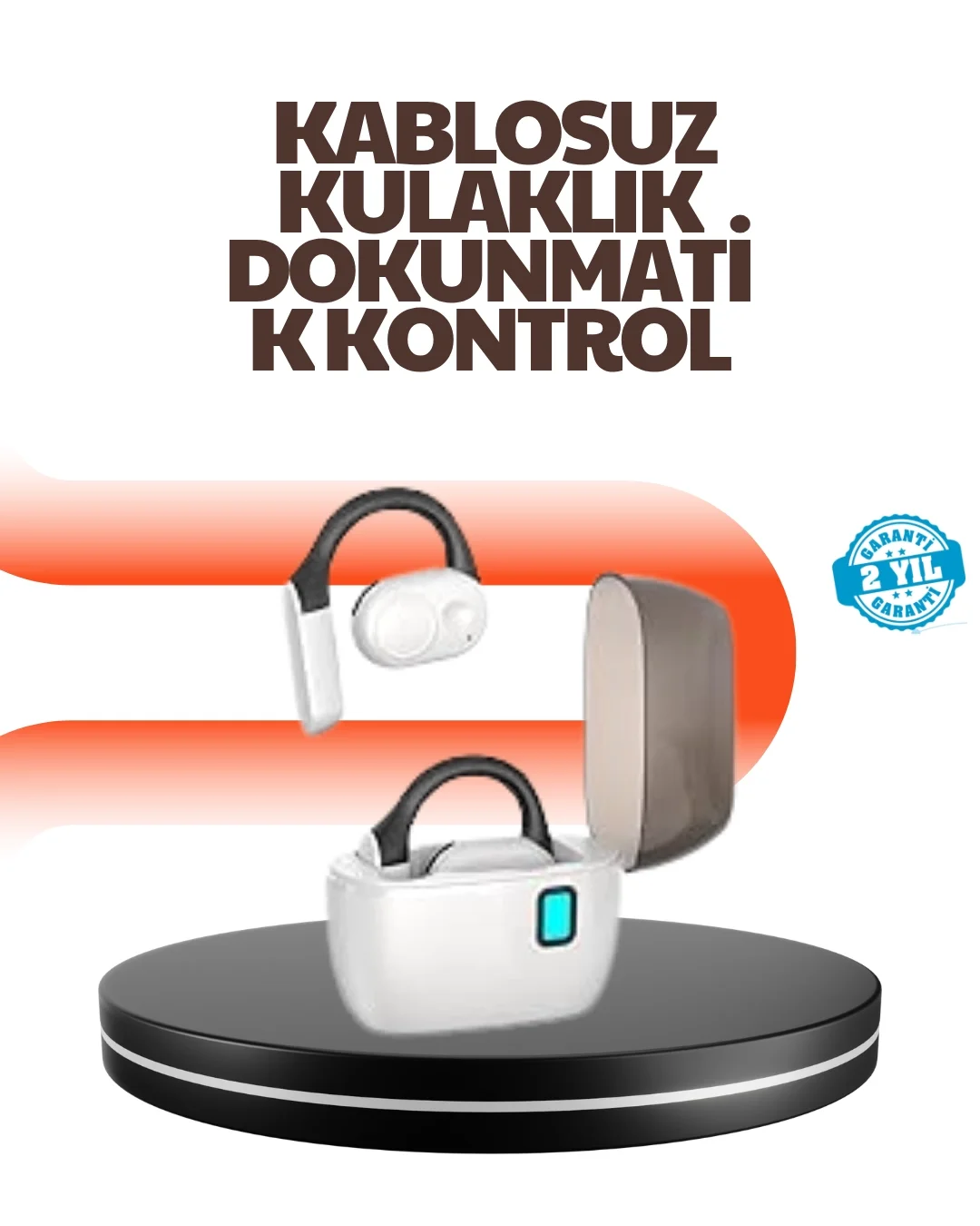 Mey İthalat® Bluetooth 5.0 Kulak İçi Kulaklık – Güçlü Bas, Uzun P