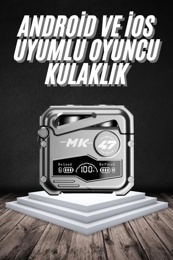 Mey İthalat® Bluetooth Kulaklık Dokunmatik Kontrol Tws kablosuz k