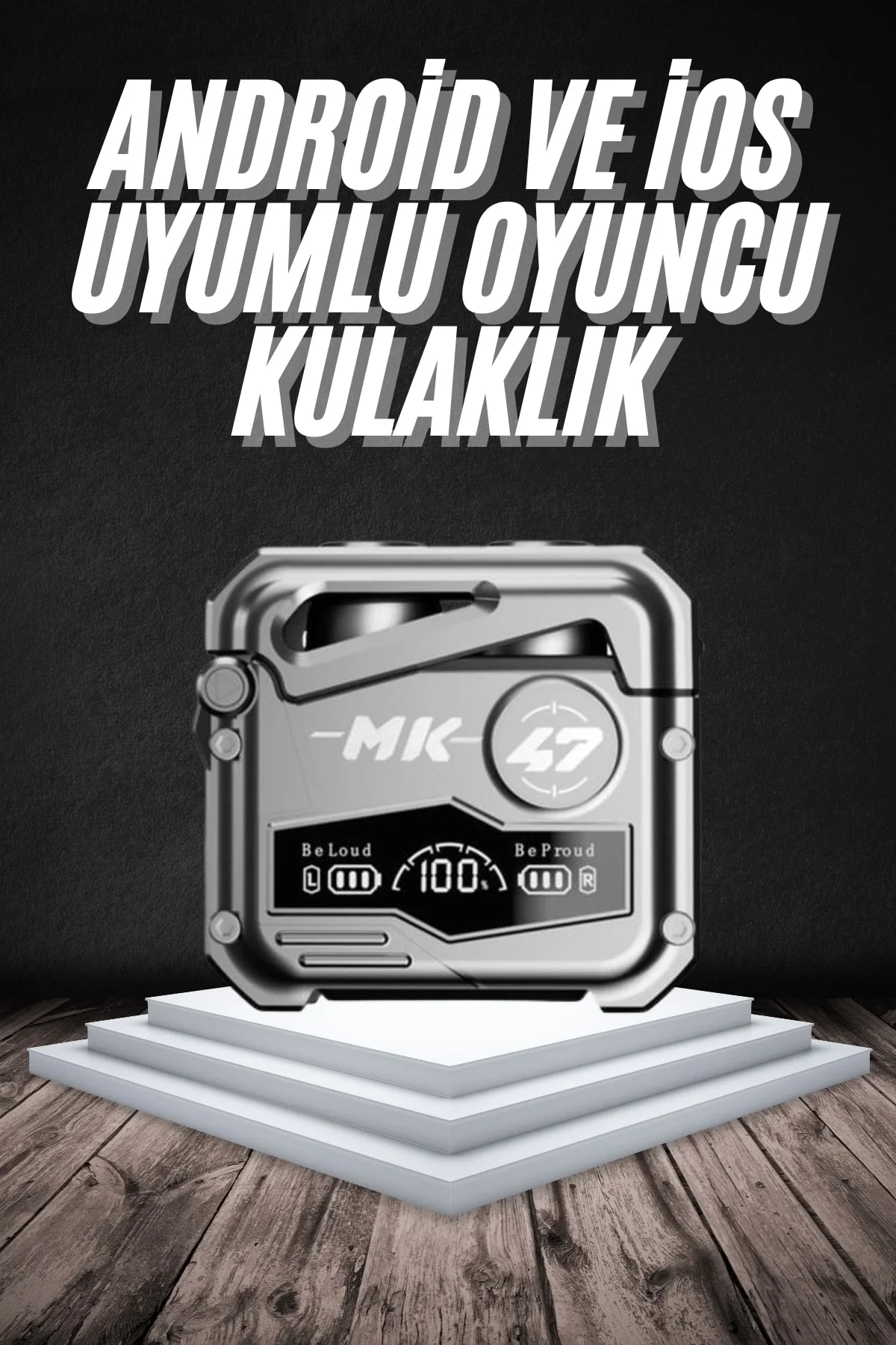 Mey İthalat® Bluetooth Kulaklık Dokunmatik Kontrol Tws kablosuz k
