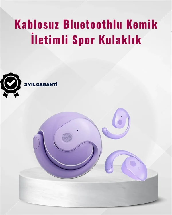 Mey İthalat® Bluetooth 5.3 Teknolojili Kablosuz Kemik İletimli Sp