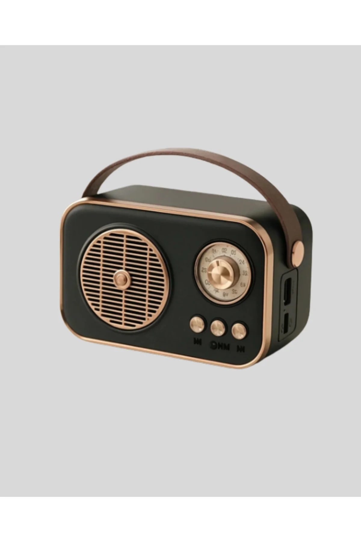 Mey İthalat® Bluetooth’lu Retro Radyo – FM Destekli Nostaljik Hop