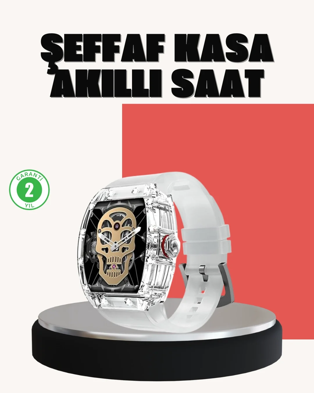 Mey İthalat® Bluetooth Arama Özellikli Akıllı Saat Çok Fonksiyonl
