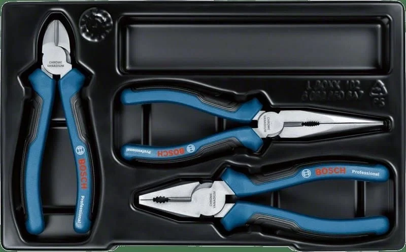Mey İthalat® Bosch 3 Parça Alet Seti Pense Yan Keski Kargaburun Fiyatı, Yorumları ve Özellikleri