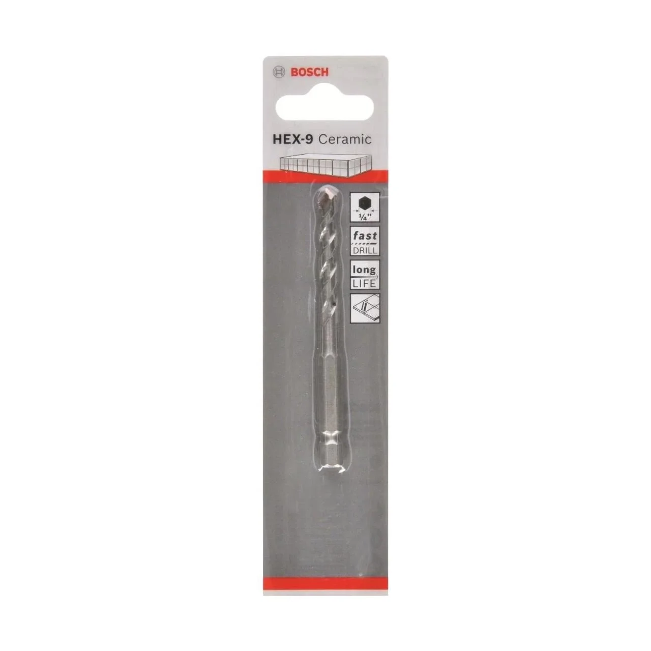Mey İthalat® Bosch HEX-9 Ceremic Matkap Ucu 10X90 mm