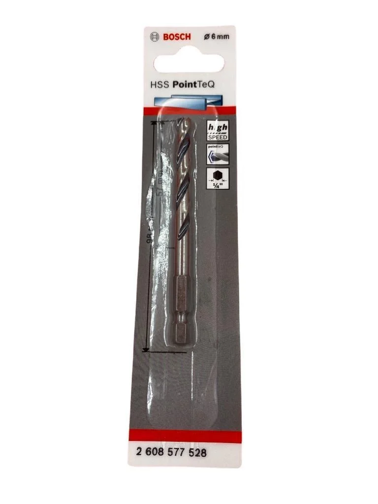 Mey İthalat® Bosch Point TeQ Altıgen Şaftlı Hss Matkap Ucu 6 mm