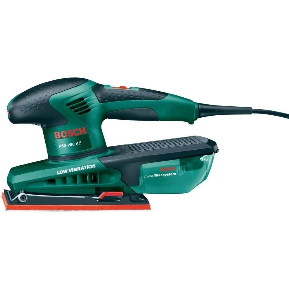 Mey İthalat® Bosch PSS 250 AE Elektrikli Titreşimli Zımpara Makin