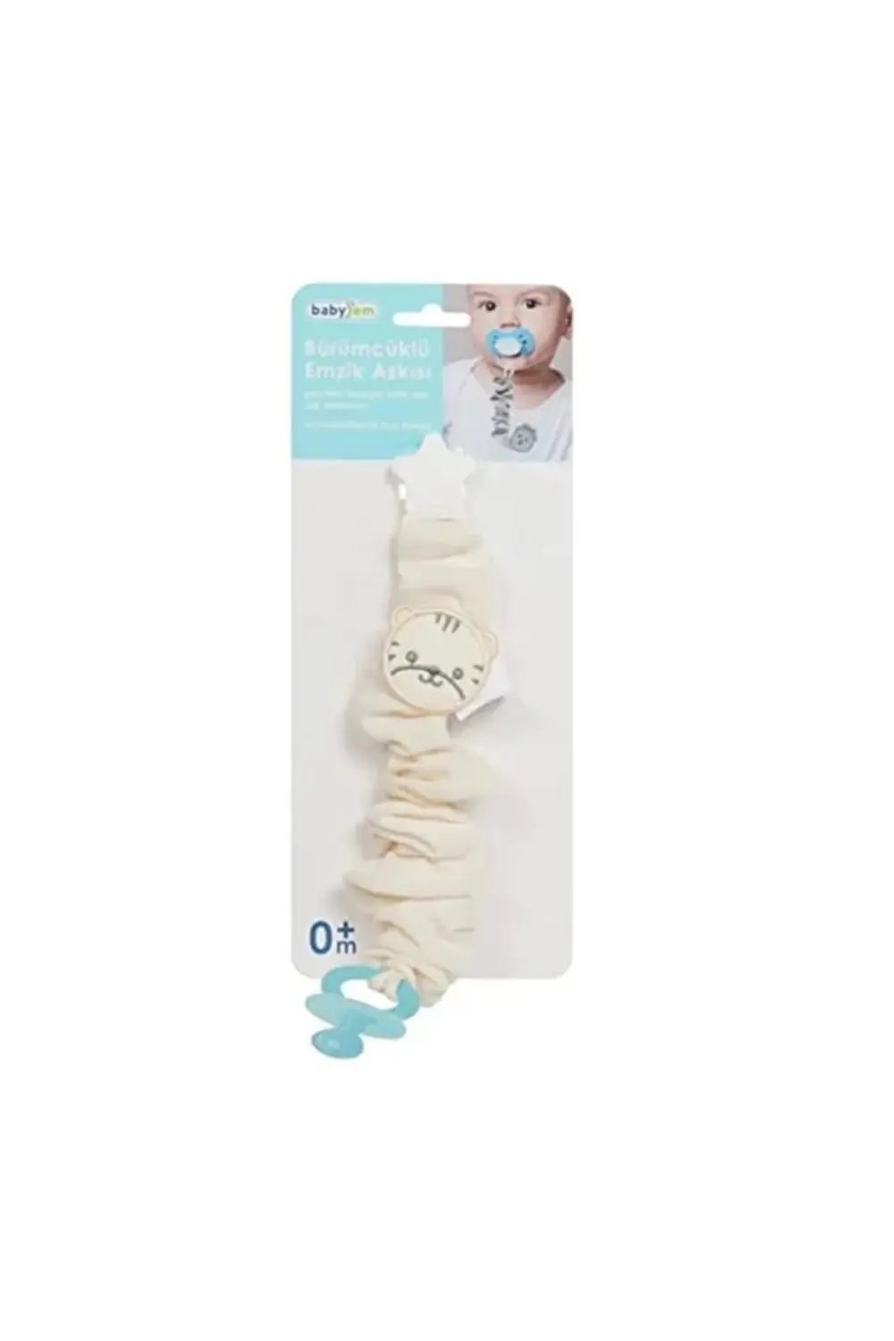 Mey İthalat® Bürümcüklü Emzik Tutacağı 747 Ekru