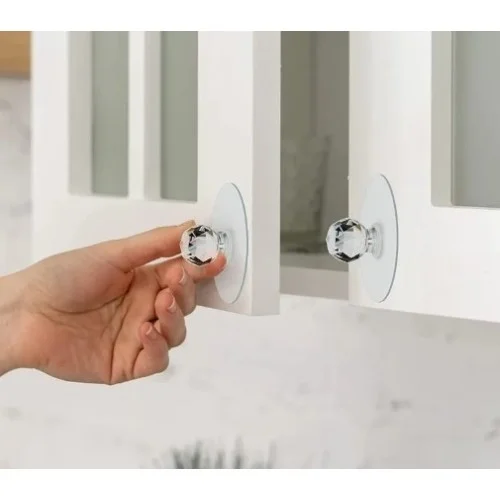 Mey İthalat® Büyük Boy Çok Amaçlı Yapışkan Kristal Tutacak Kulp 4
