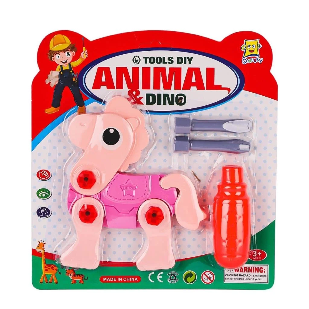 Mey İthalat® C2024-5-6 Sök Tak Hayvanlar -Birliktoys